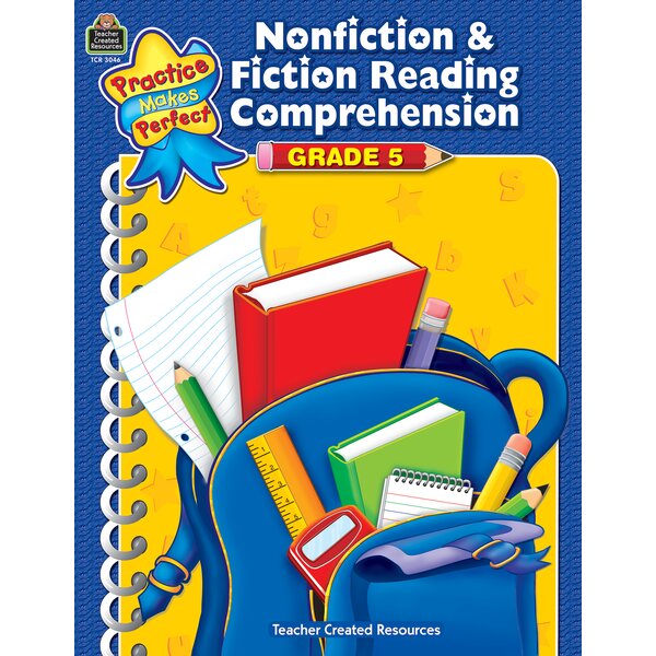 TCR3046 Nonfiction & Fiction Reading Comprehension Grade 5 Image