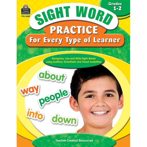 TCR3059 Sight Word Practice for Every Type of Learner Grade 1-2 Image