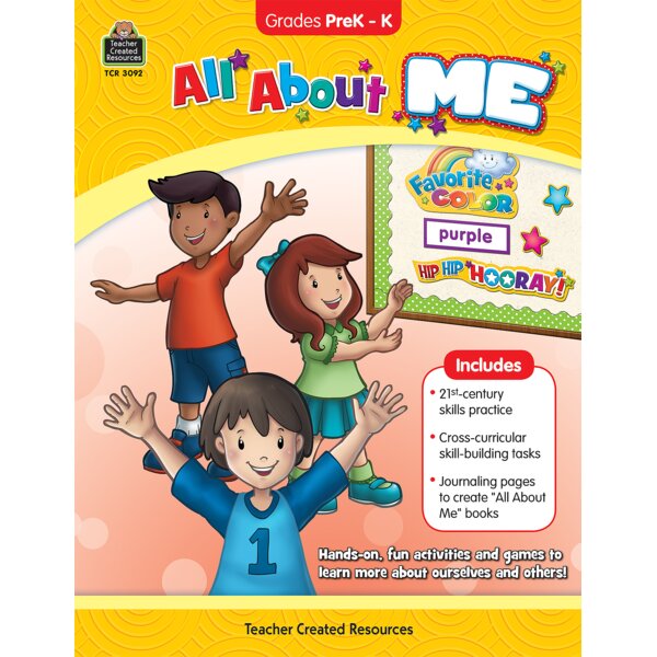 TCR3092 All About Me Grade PreK-K Image