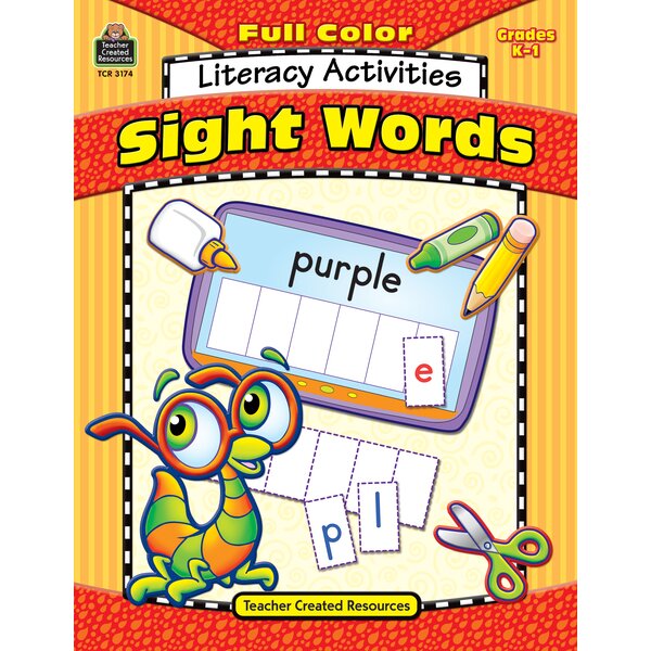 TCR3174 Full-Color Literacy Activities: Sight Words Image