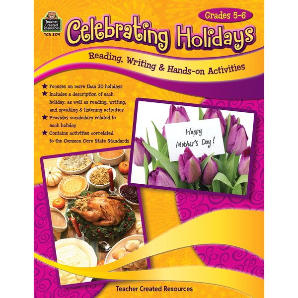 TCR3179 Celebrating Holidays: Reading, Writing & Hands-on Activities Image