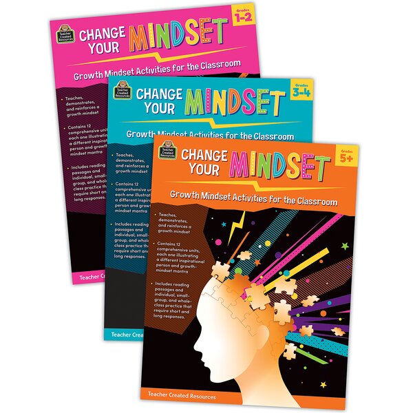 TCR32336 Change Your Mindset: Growth Mindset Activities for the Classroom Set (3) Image