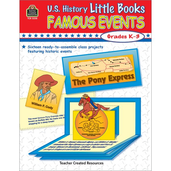 TCR3258 US History Little Books: Famous Events Image