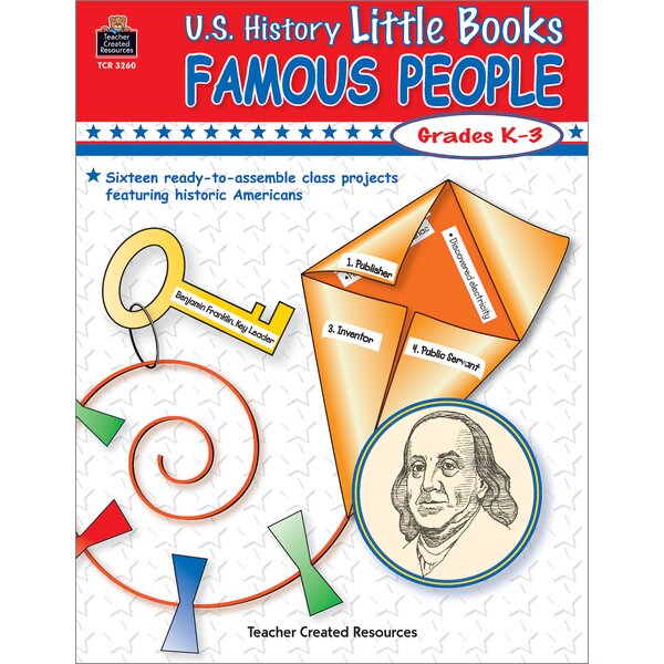 TCR3260 U.S. History Little Books: Famous People Image