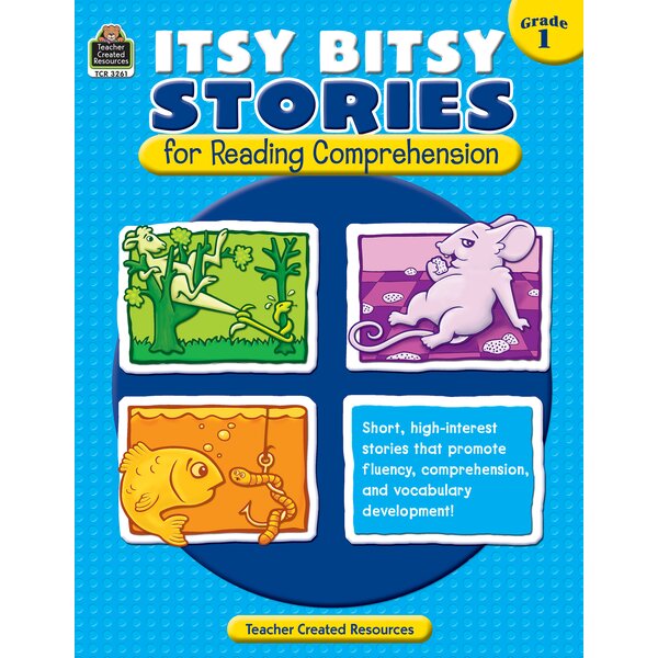 TCR3261 Itsy Bitsy Stories for Reading Comprehension Grade 1 Image