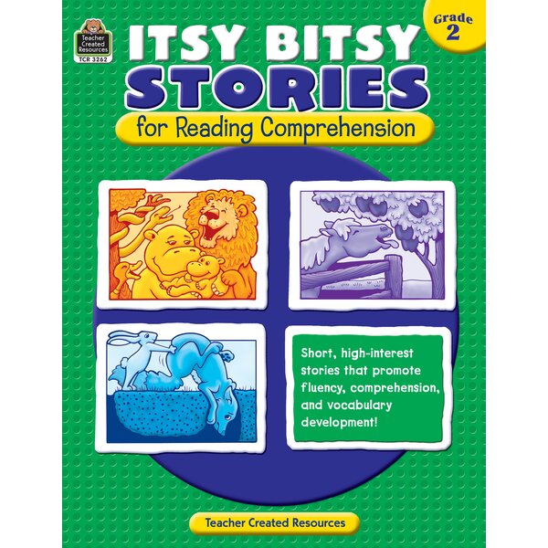 TCR3262 Itsy Bitsy Stories for Reading Comprehension Grade 2 Image