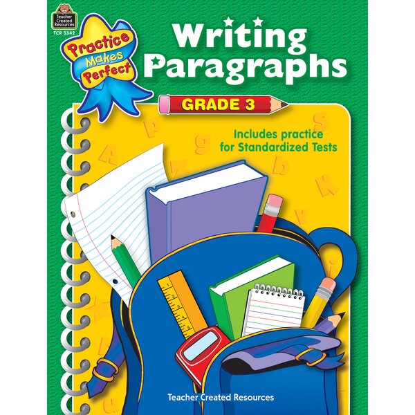 TCR3342 Writing Paragraphs Grade 3 Image