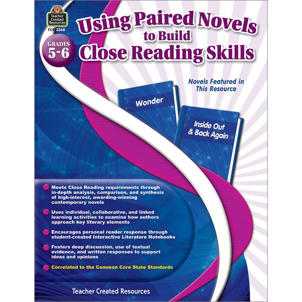 TCR3368 Using Paired Novels to Build Close Reading Skills Grades 5-6 Image