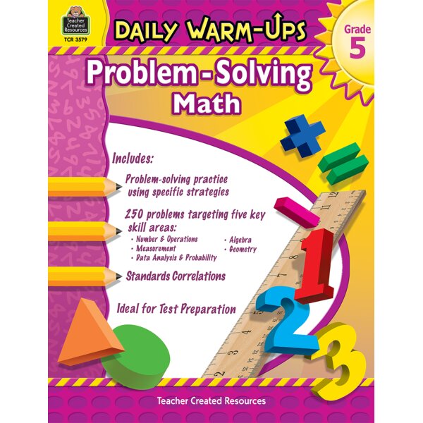 TCR3579 Daily Warm-Ups: Problem Solving Math Grade 5 Image