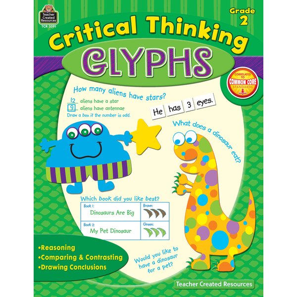 TCR3591 Critical Thinking Glyphs Grade 2 Image