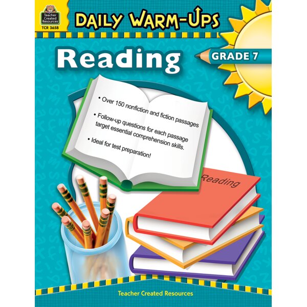 TCR3658 Daily Warm-Ups: Reading Grade 7 Image