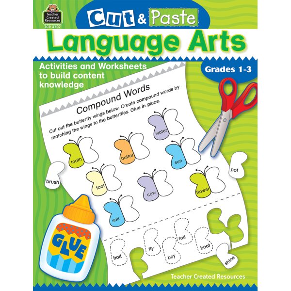 TCR3707 Cut and Paste: Language Arts Image