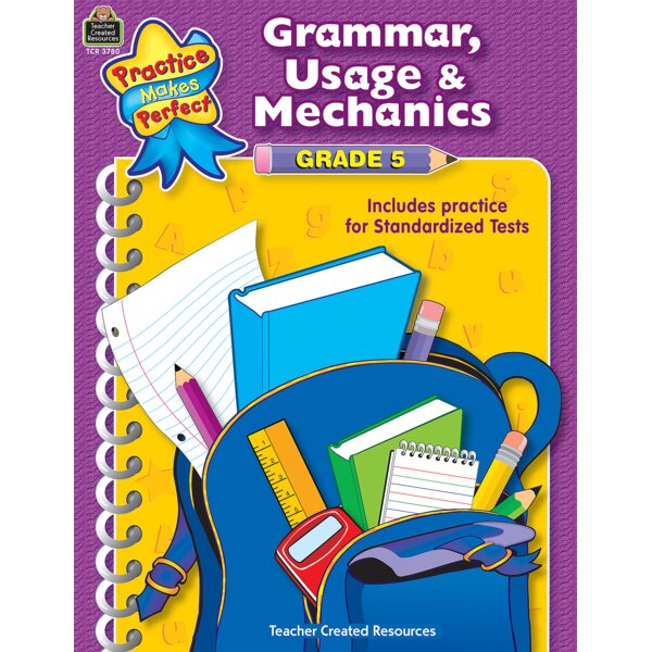 TCR3780 Grammar, Usage & Mechanics Grade 5 Image