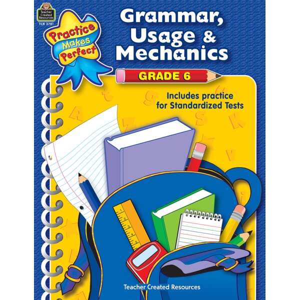 TCR3781 Grammar, Usage & Mechanics Grade 6 Image