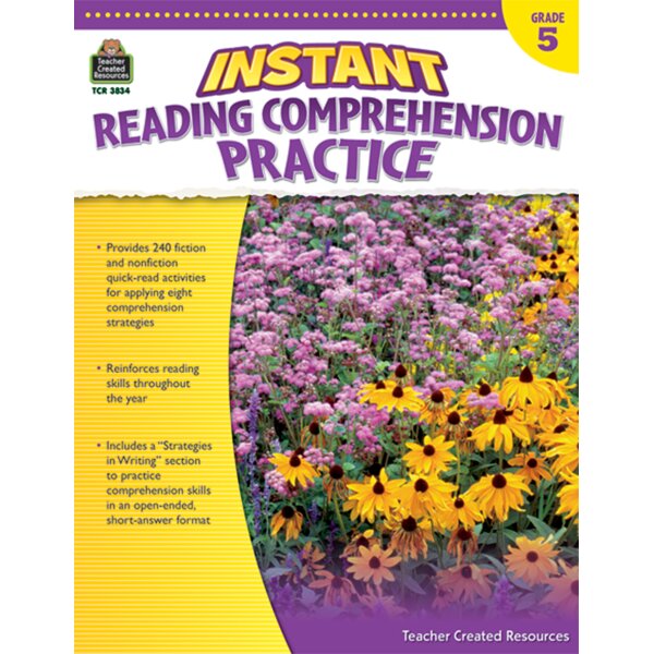 TCR3834 Instant Reading Comprehension Practice Grade 5 Image