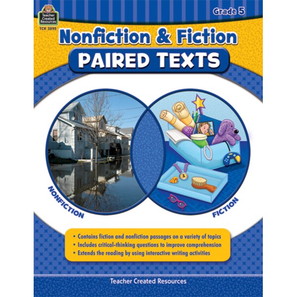 TCR3895 Nonfiction and Fiction Paired Texts Grade 5 Image