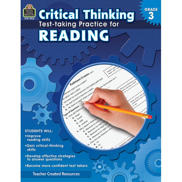 TCR3912 Critical Thinking: Test-taking Practice for Reading Grade 3 Image