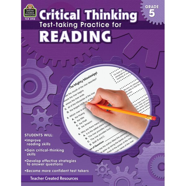 TCR3918 Critical Thinking: Test-taking Practice for Reading Grade 5 Image