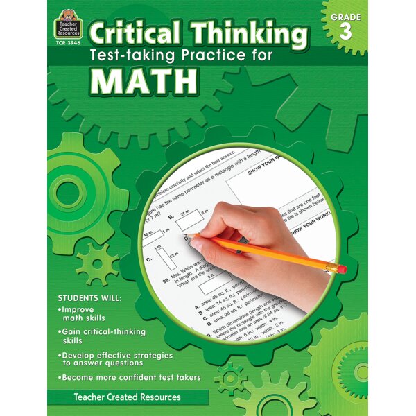 TCR3946 Critical Thinking: Test-taking Practice for Math Grade 3 Image