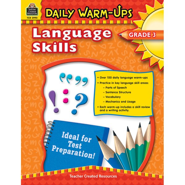 TCR3993 Daily Warm-Ups: Language Skills Grade 3 Image