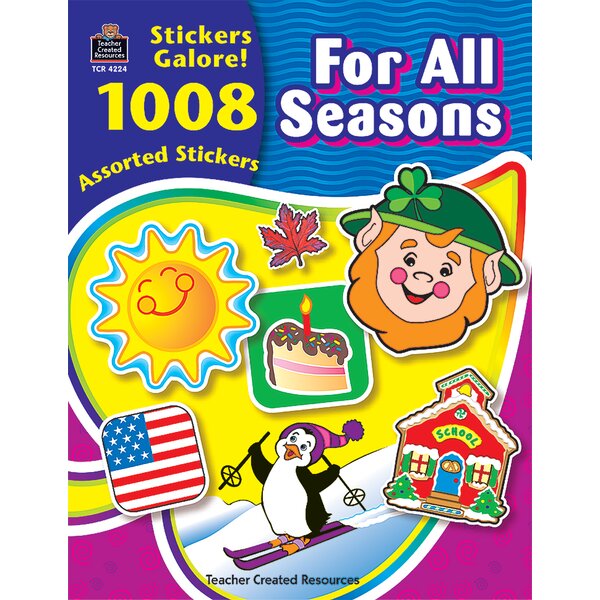 TCR4224 For All Seasons Sticker Book Image