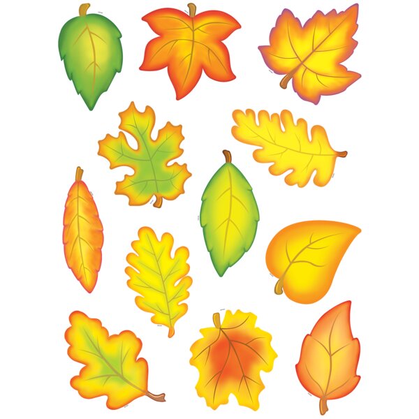 TCR4419 Fall Leaves Accents Image