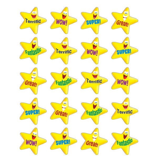 TCR5126 Encouraging Stars Stickers Image