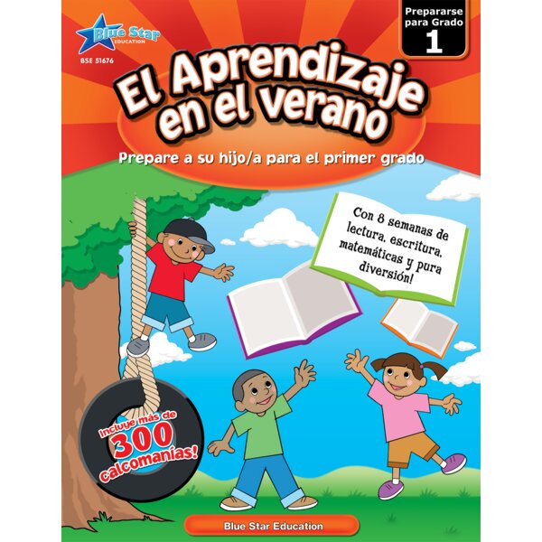 TCR51676 Summertime Learning Grade 1 in Spanish Image