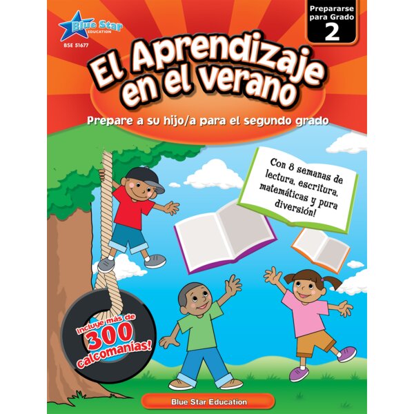 TCR51677 Summertime Learning Grade 2 in Spanish Image