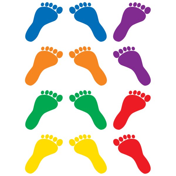 TCR5367 Footprints Mini Accents Image