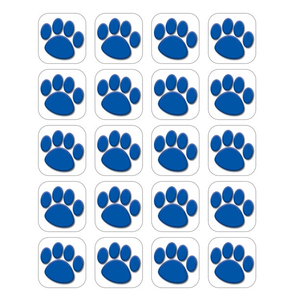 TCR5747 Blue Paw Prints Stickers Image