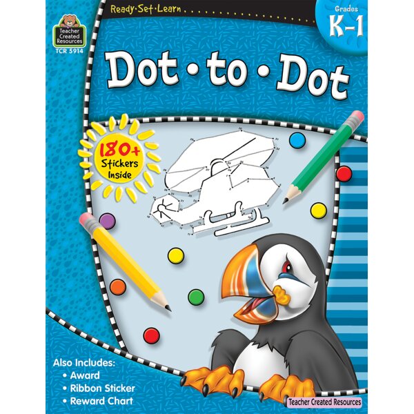 TCR5914 Ready-Set-Learn: Dot to Dot Grade K-1 Image