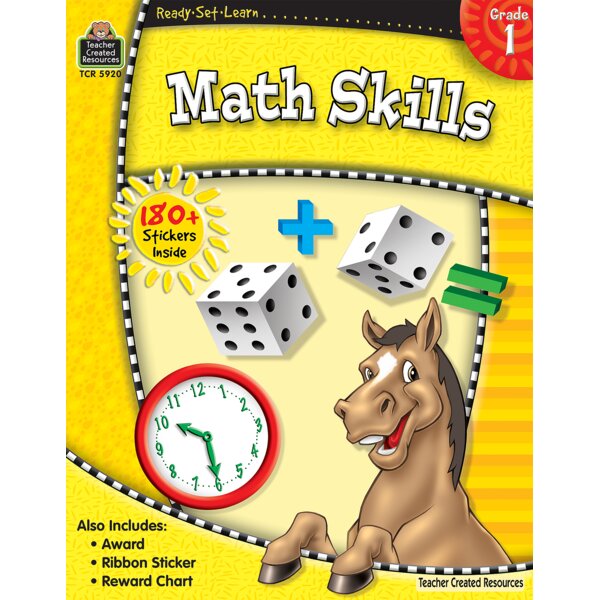 TCR5920 Ready-Set-Learn: Math Skills Grade 1 Image