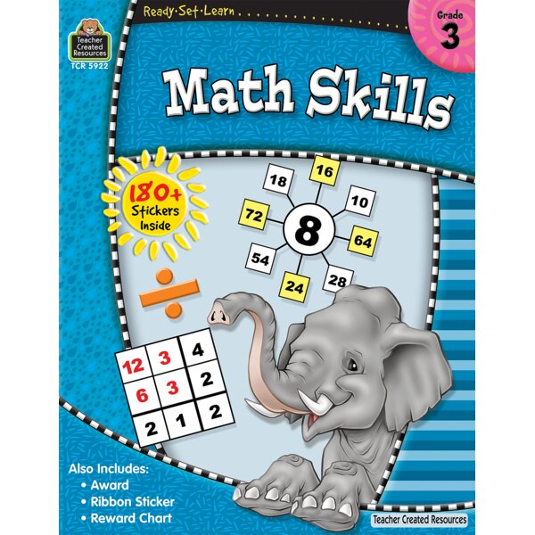 TCR5922 Ready-Set-Learn: Math Skills Grade 3 Image