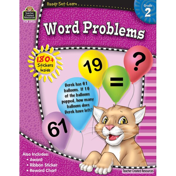 TCR5926 Ready-Set-Learn: Word Problems Grade 2 Image