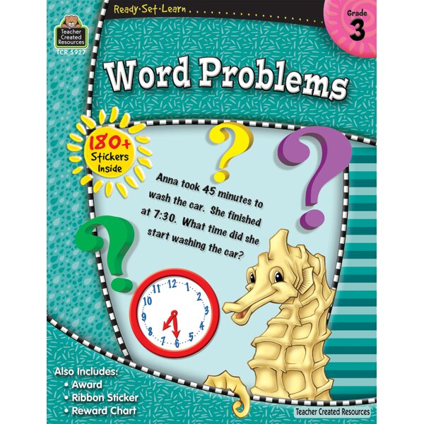 TCR5927 Ready-Set-Learn: Word Problems Grade 3 Image