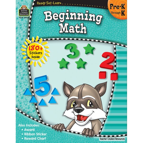 TCR5953 Ready-Set-Learn: Beginning Math PreK-K Image