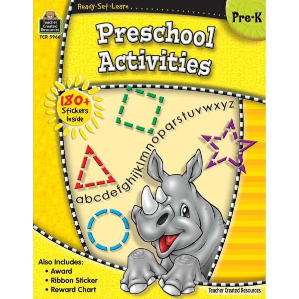 TCR5966 Ready-Set-Learn: Preschool Activities Image