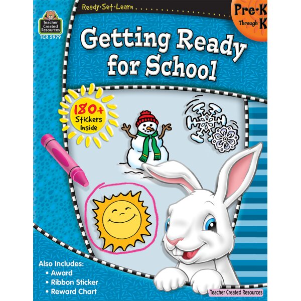 TCR5979 Ready-Set-Learn: Getting Ready for School PreK-K Image