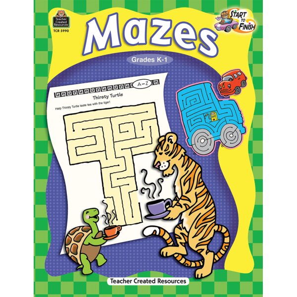 TCR5990 Start to Finish: Mazes Grade K-1 Image