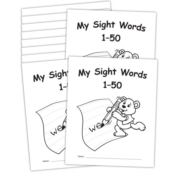 TCR60113 My Own Sight Words 1–50, 10-pack Image