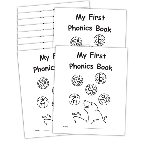 TCR60119 My Own First Phonics Book, 10-pack Image