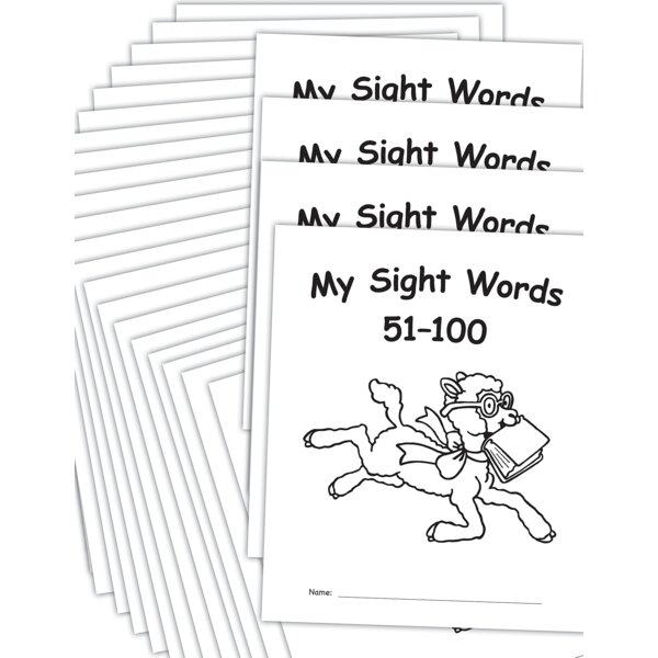 TCR62143 My Own Books: My Sight Words 51-100, 25-pack Image