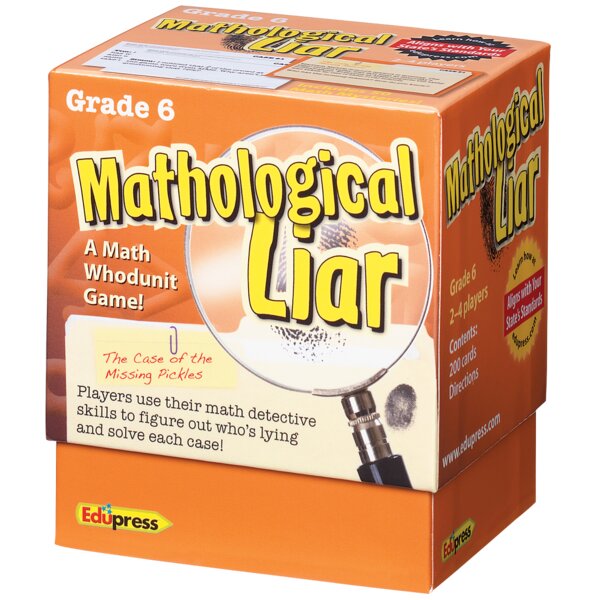 TCR63399 Mathological Liar Game Grade 6 Image