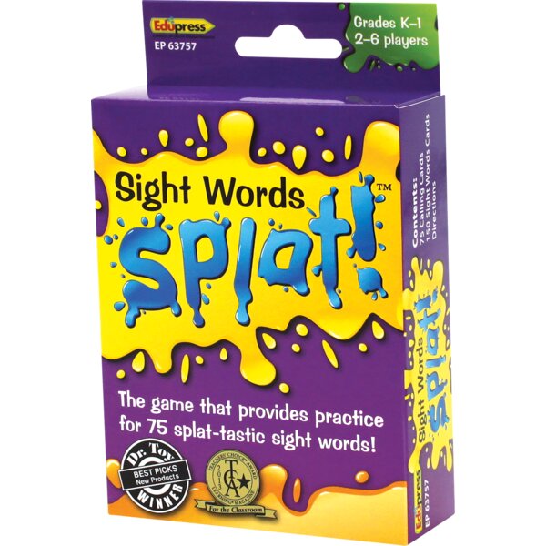 TCR63757 Sight Words Splat Game Grades K-1 Image