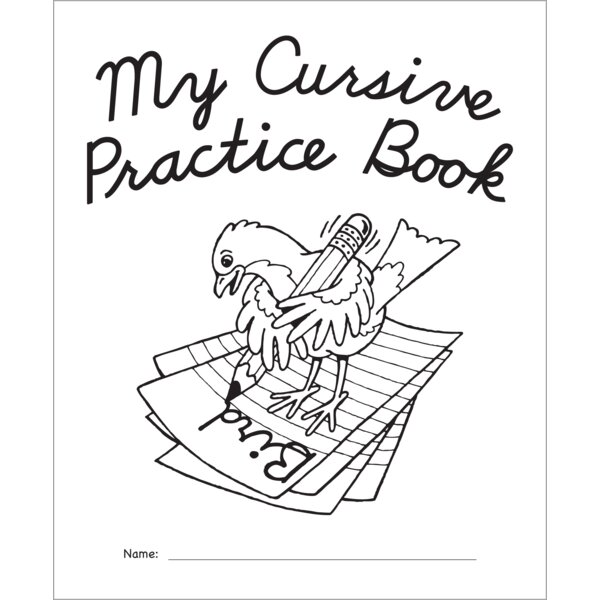 TCR63880 My Own Cursive Practice Book Image