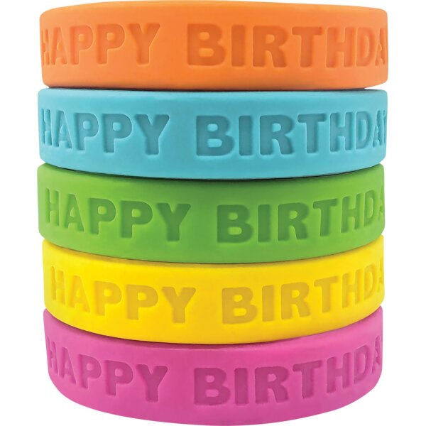 TCR6574 Happy Birthday 2 Wristbands Image