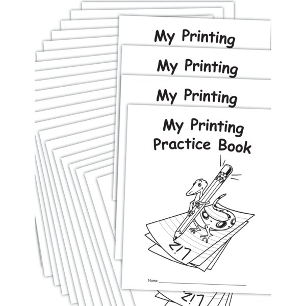 TCR66804 My Own Printing Practice Book 25-Pack Image