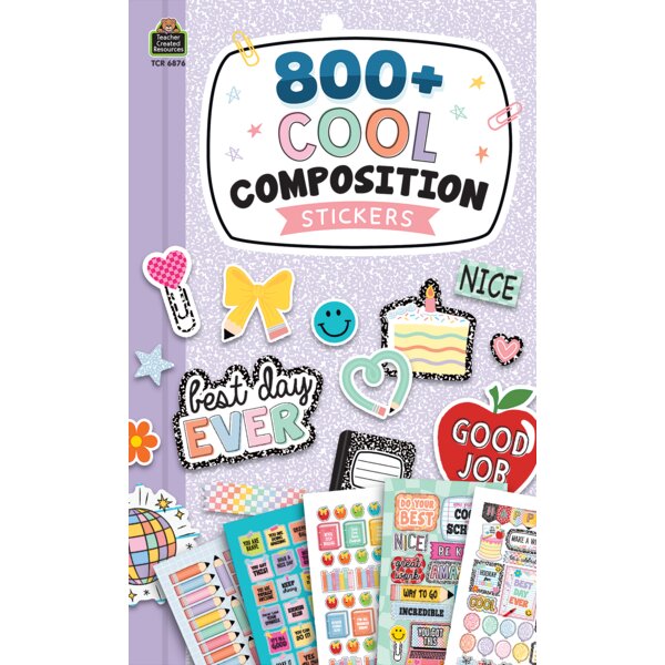 TCR6876 Cool Composition Sticker Pad Image