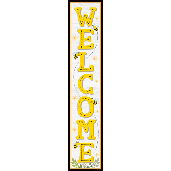TCR6880 Buzzing Bees Welcome Banner Image